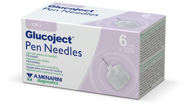 AGO PER PENNA DA INSULINA GLUCOJECT 6 MM GAUGE 32 100 PEZZI - Farmacia Bartoli