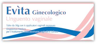 EVITA GINECOLOG UNGUENTO VAGINALE TUBO DA 30 G + 6 APPLICATORI VAGINALI MONOUSO - Farmacia Bartoli
