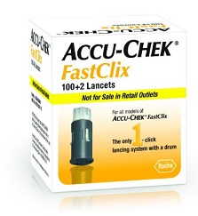 LANCETTE PUNGIDITO ACCU-CHEK FASTCLIX 100 + 2 PEZZI - Farmacia Bartoli