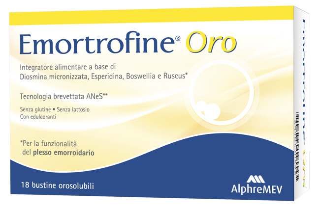 EMORTROFINE ORO 18 BUSTINE DA 3 G - Farmacia Bartoli