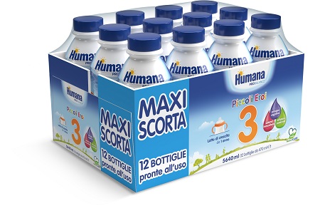HUMANA 3 PROBALANCE MULTIPACK MAXI SCORTA 12 BOTTIGLIE DA 470 ML - Farmacia Bartoli