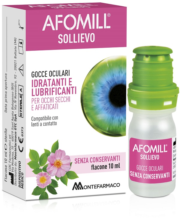 AFOMILL SOLLIEVO GOCCE OCULARI SOLLIEVO OCCHI 10 ML - Farmacia Bartoli