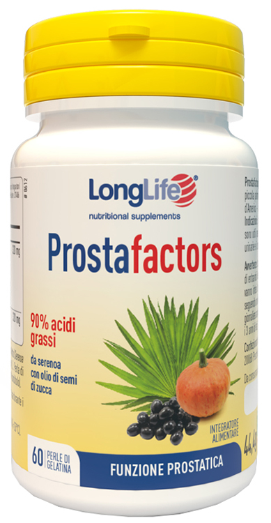 LONGLIFE PROSTAFACTORS 60 PERLE DI GELATINA - Farmacia Bartoli