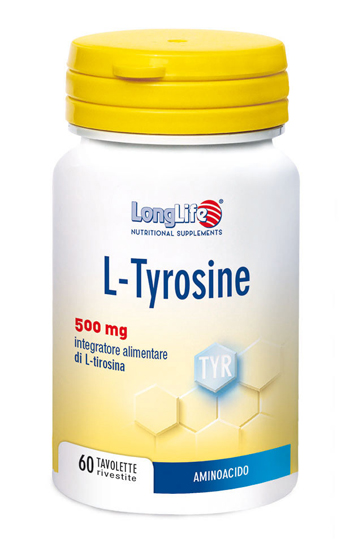 LONGLIFE L-TYROSINE 60 TAVOLETTE RIVESTITE DA 1,2 G - Farmacia Bartoli