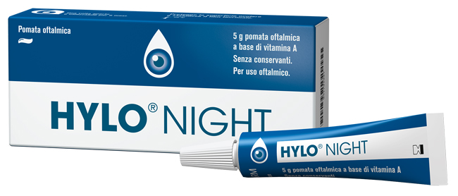 HYLO NIGHT POMATA OFTALMICA 5 G - Farmacia Bartoli