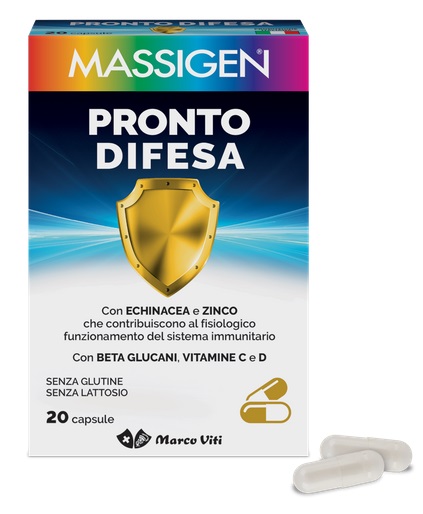 MASSIGEN PRONTO DIFESA 20 CAPSULE - Farmacia Bartoli