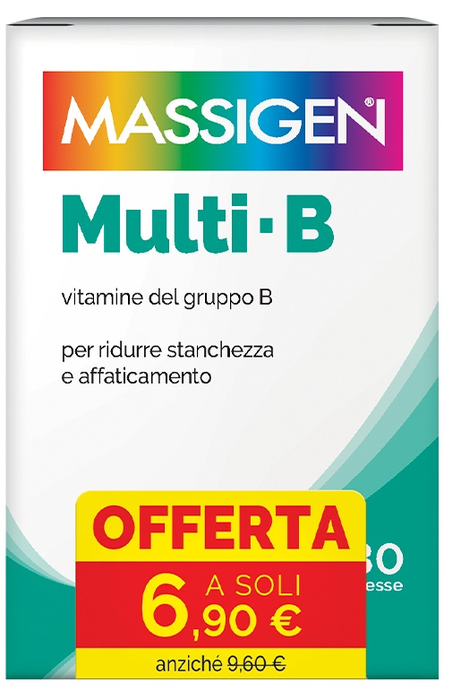 MASSIGEN MULTI-B 30 COMPRESSE RIVESTITE DA 364 MG 6,90 E - Farmacia Bartoli