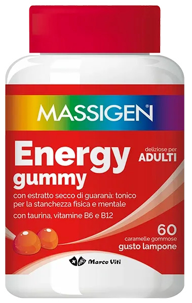 MASSIGEN ENERGY GUMMY 60 CARAMELLE - Farmacia Bartoli