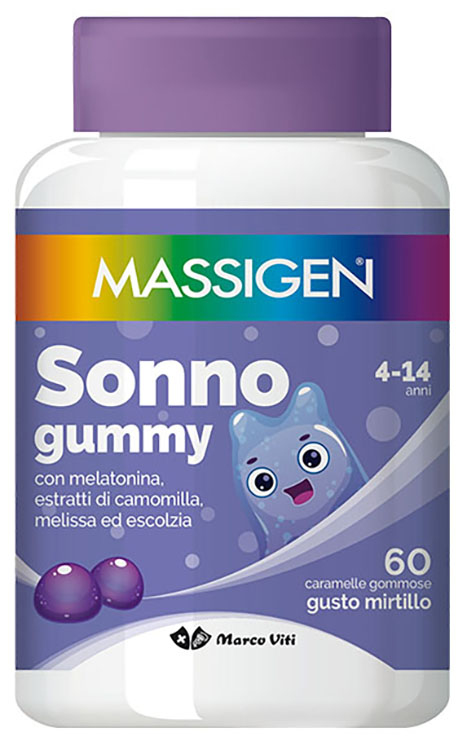 MASSIGEN SONNO GUMMY 60 CARAMELLE - Farmacia Bartoli