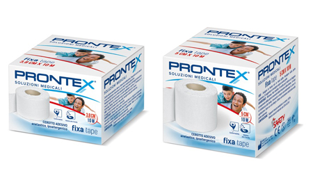 BENDA IN COTONE PRONTEX FIXA TAPE M 10 X 3,8 CM BIANCO - Farmacia Bartoli