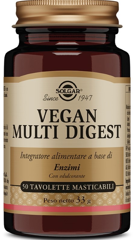 VEGAN MULTI DIGEST 50 TAVOLETTE MASTICABILI - Farmacia Bartoli