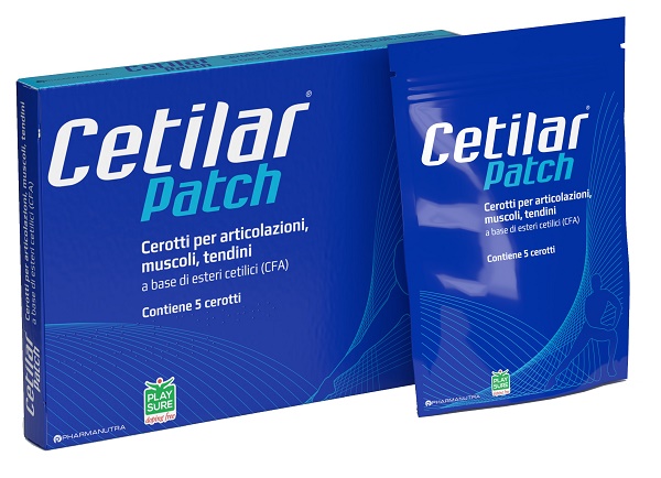 CEROTTO MONOUSO CETILAR PATCH PER ARTICOLAZIONI MUSCOLI E TENDINI 5 PEZZI - Farmacia Bartoli