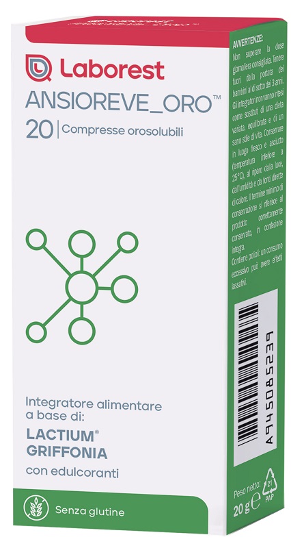 ANSIOREVE ORO 20 COMPRESSE - Farmacia Bartoli
