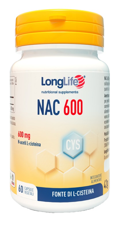 LONGLIFE NAC 600MG 60 CAPSULE - Farmacia Bartoli