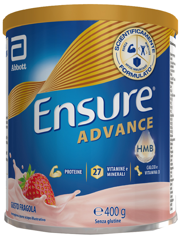 ENSURE ADVANCE FRAGOLA 400 G - Farmacia Bartoli