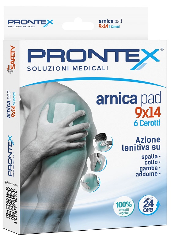 CEROTTO PRONTEX ARNICA PAD 9 X 14 6 PEZZI - Farmacia Bartoli