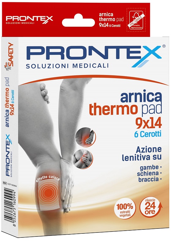CEROTTO PRONTEX ARNICA THERO PAD 9 X 14 6 PEZZI - Farmacia Bartoli