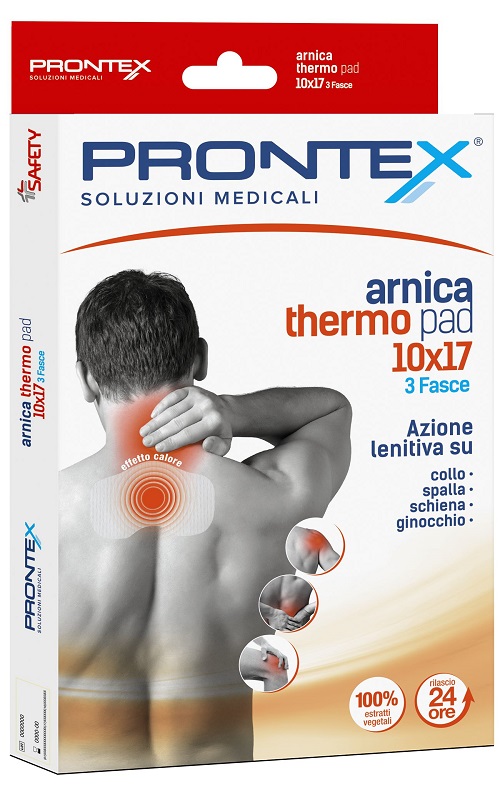 FASCIA PRONTEX ARNICA THERMO PAD 10 x 17 3 PEZZI - Farmacia Bartoli