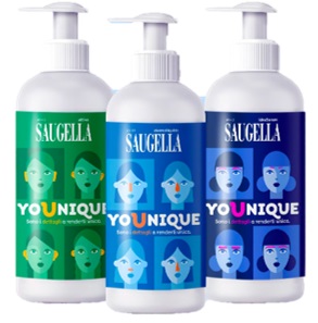 SAUGELLA YOUNIQUE BUNDLE 1 DERMOLIQUIDO 200 ML + 1 ATTIVA 200 ML + 1 IDRASERUM 200 ML - Farmacia Bartoli