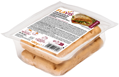 FLAVIS FOCACCIA ROSMARINO 2 PEZZI DA 90 G - Farmacia Bartoli