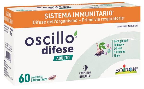 OSCILLO DIFESE ADULTO 60 COMPRESSE - Farmacia Bartoli