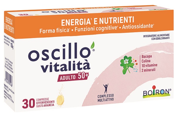 OSCILLO VITALITA' 50+ 30 COMPRESSE EFFERVESCENTI - Farmacia Bartoli