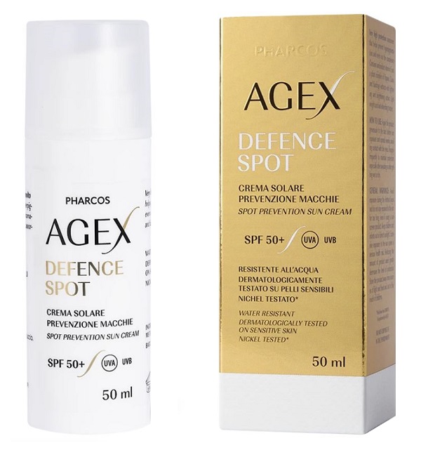 AGEX DEFENCE SPOT PHARCOS CREMA SOLARE PREVENZIONE MACCHIE 50 ML - Farmacia Bartoli