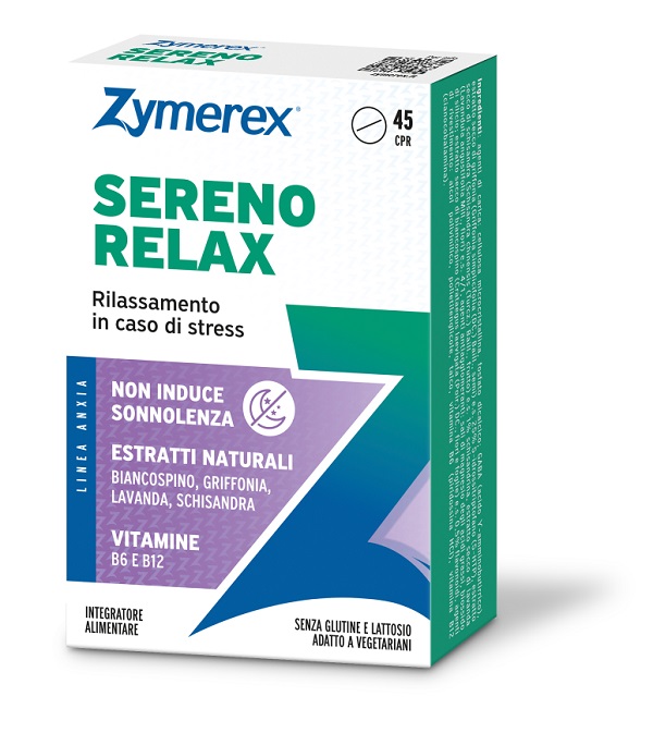 ZYMEREX SERENO RELAX 45 COMPRESSE SENZA GLUTINE SENZA LATTOSIO - Farmacia Bartoli