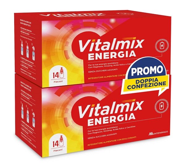VITALMIX ENERGIA 14 FLACONCINI BIPACK - Farmacia Bartoli