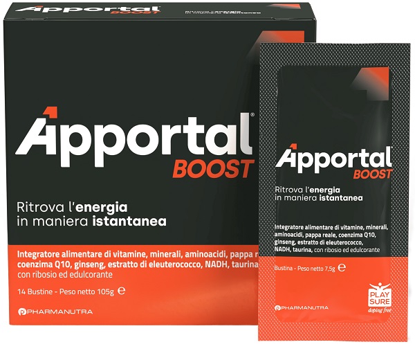 APPORTAL BOOST 14 BUSTINE CON EDULCORANTE - Farmacia Bartoli