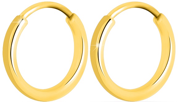 MJ POST 506 ORECCHINO DEFINITIVO MEDICAL JEWELS CERCHIETTO GOLD - Farmacia Bartoli