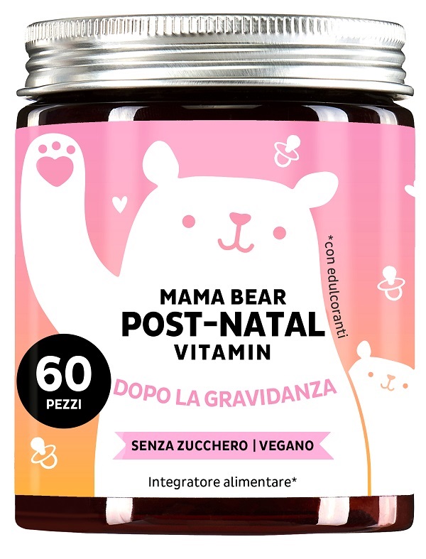 BEARS WITH BENEFITS MAMA BEAR POST-NATAL 60 CARAMELLE GOMMOSE - Farmacia Bartoli