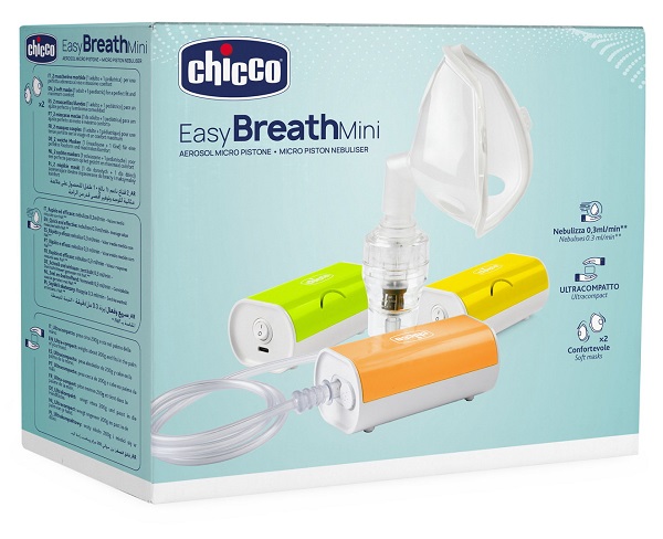 AEROSOL MICROPISTONE MINI EASY BREATH CHICCO - Farmacia Bartoli