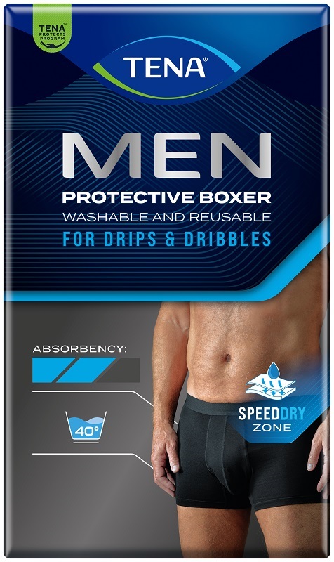 TENA MEN PROTECTIVE BOXER ASSORBENTE LAVABILE EXTRALARGE 1 PEZZO - Farmacia Bartoli