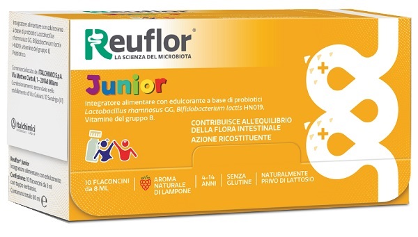 REUFLOR JUNIOR 10 FLACONCINI 8 ML - Farmacia Bartoli