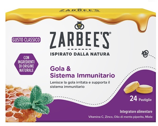 ZARBEE'S GOLA & SISTEMA IMMUNITARIO 24 PASTIGLIE - Farmacia Bartoli