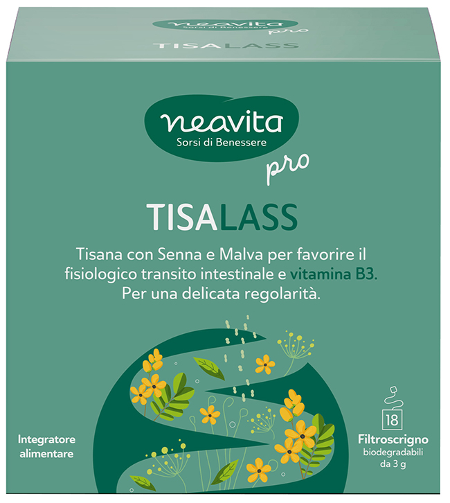 NEAVITA FILTROSCRIGNO TISALASS SENNA MALVA VITAMINA B3 5 FILTRI - Farmacia Bartoli