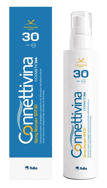 CONNETTIVINA SPRAY BRONZE+ SPF30 180 ML - Farmacia Bartoli