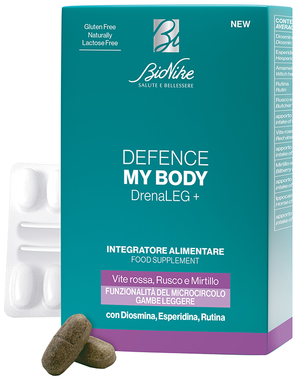 DEFENCE MY BODY DRENALEG+ 60 COMPRESSE - Farmacia Bartoli