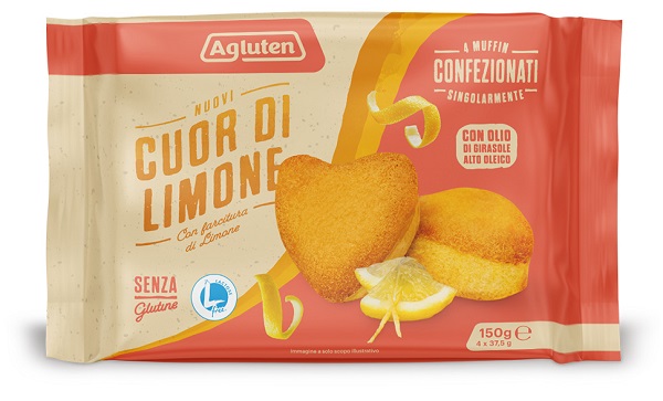 AGLUTEN NUOVI CUOR DI LIMONE 4 PEZZI DA 37,5 G - Farmacia Bartoli
