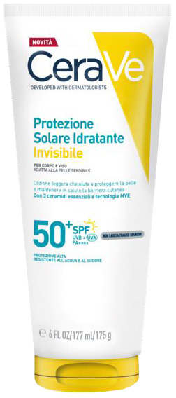 CERAVE PROTEZIONE SOLARE IDRATANTE INVISIBILE SPF50+ 177 ML - Farmacia Bartoli