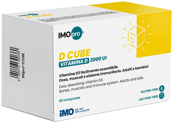 IMOPRO D CUBE 90 COMPRESSE 600 MG - Farmacia Bartoli
