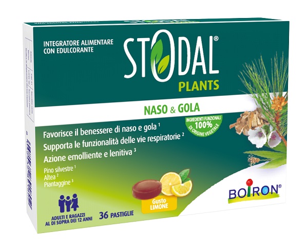 STODAL PLANTS LIMONE 36 PASTIGLIE SENZA GLUTINE NATURALMENTE PRIVO DI LATTOSIO - Farmacia Bartoli
