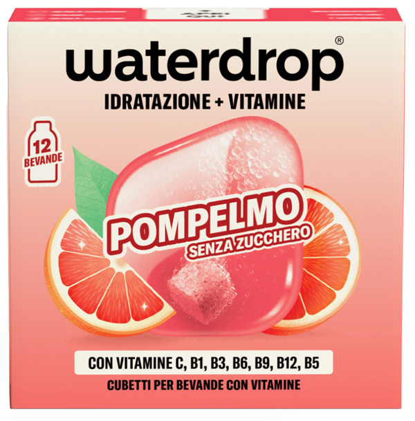 WATERDROP MICRODRINK POMPELMO 12 CUBETTI - Farmacia Bartoli
