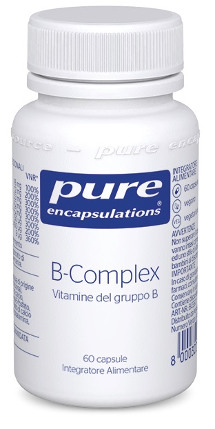 PURE ENCAPSULATIONS B-COMPLEX VITAMINE GRUPPO B 60 CAPSULE - Farmacia Bartoli