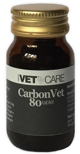 VETCARE CARBONVET 80 COMPRESSE 500 MG - Farmacia Bartoli