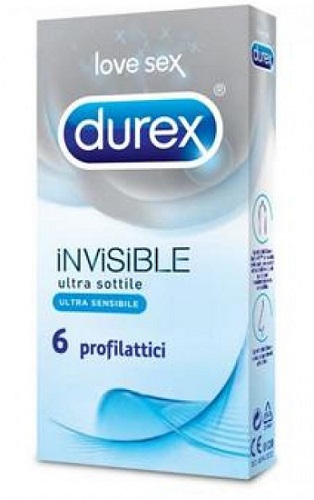 DUREX INVISIBLE PROFILATTICO 6 PEZZI - Farmacia Bartoli