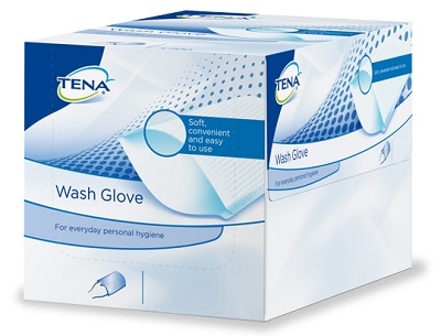 GUANTO PER IGIENE TENA WASH 50 PEZZI - Farmacia Bartoli
