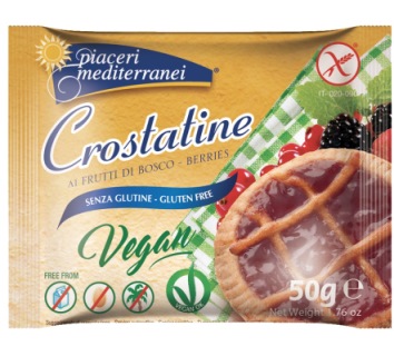 PIACERI MEDITERRANEI CROSTATINE FRUTTI DI BOSCO 50 G - Farmacia Bartoli