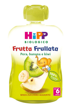 HIPP BIO FRUTTA FRULLATA PERA BANANA KIWI 90 G - Farmacia Bartoli